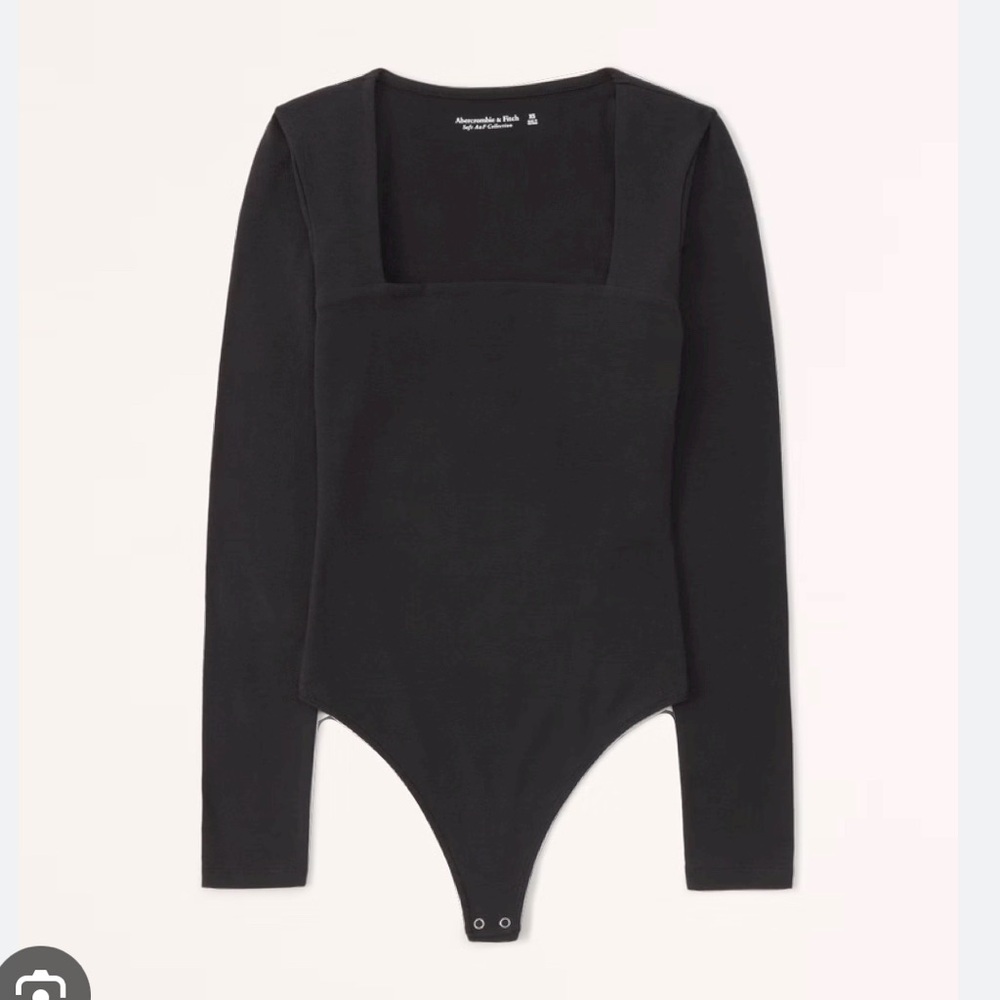 Abercrombie Long Sleeve Squareneck Bodysuit